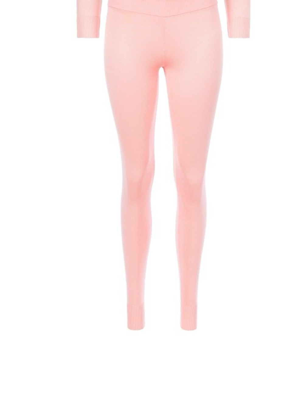 Pink Knit Jogger Pants